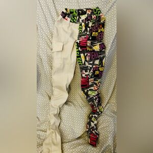 Like an Angel off white and Graphic Kids Casual Pants